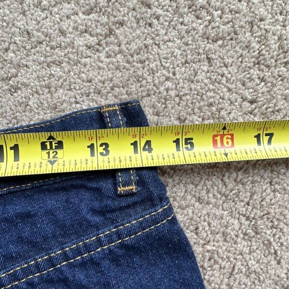 Zara Jeans Women's 8 (28x27) Straight Leg Blue Dark Wash Denim Mid Rise - Picture 7 of 12